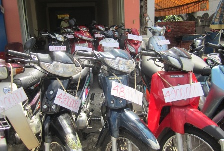 Lam giay phep kinh doanh xe máy cũ