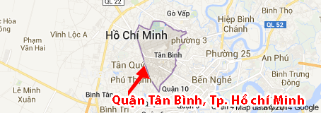 Bản đồ Ủy ban nhân dân quận Tân Bình, Tp. Hồ Chí Minh