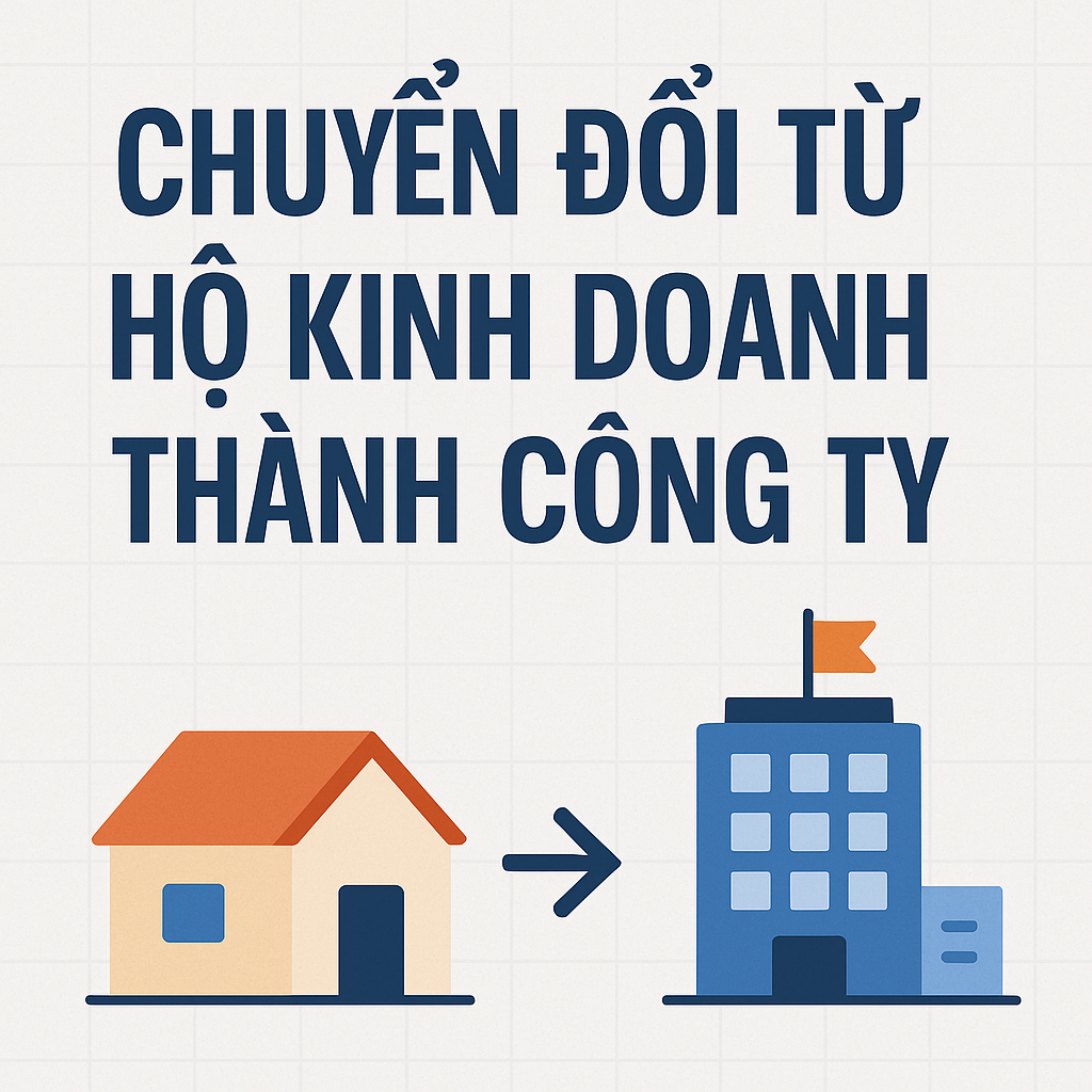 Chuyển đổi từ hộ kinh doanh thành Công ty